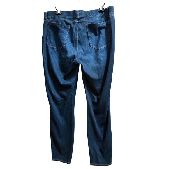 Daily Ritual Dark Blue Denim Jeggings - Size XL - Picture 6 of 6